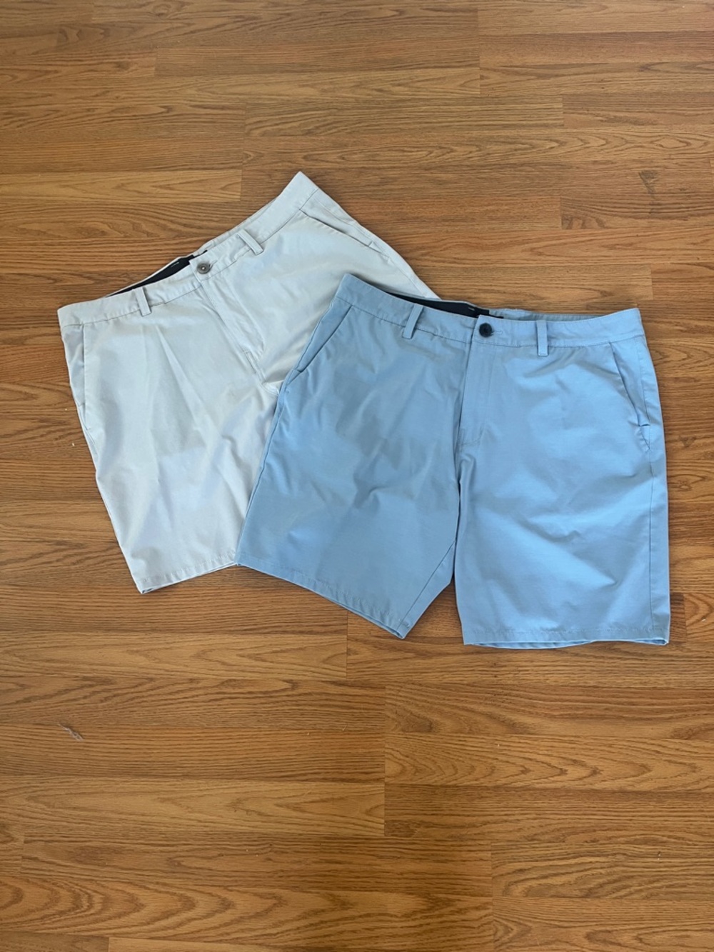 2 pairs Boen golf shorts 8” inseam